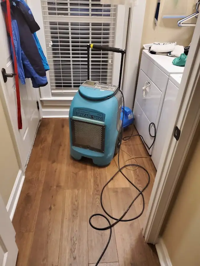 Commercial dehumidifier deployed for Flood Damage Cleanup in Waianae
